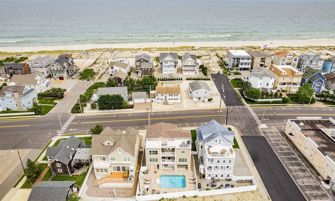 Point Pleasant Beach House | Luxury 5BR Beach House with Pool, Ocean Views, Elevator – Steps to Sand!