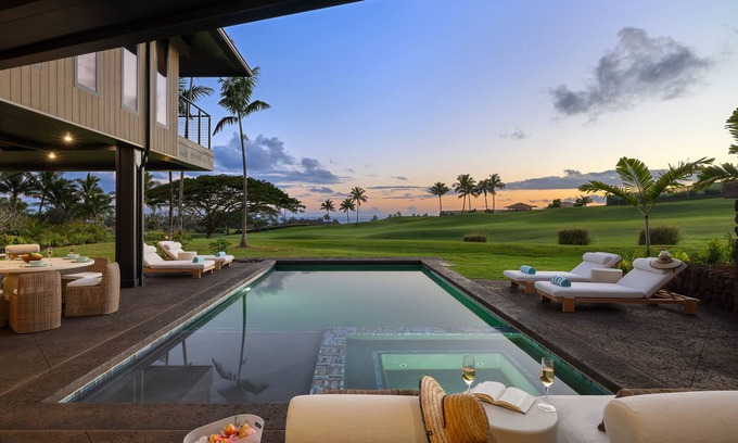 Poipu House | Luxury 6BR Hale o ka Nene Estate w/Pool/Spa & Golf Views, Near Beach