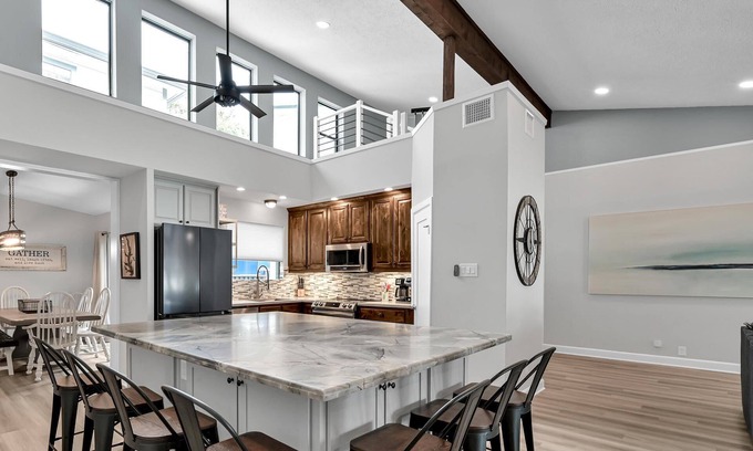 Willis House | Luxury 6BR Lakefront Home with Pool, Private Dock, Game Room, Putting Green & Outdoor Oasis!