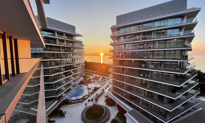 Miedzyzdroje Apartment | Luxury Apartment Tyballtic Direkt am Strand mit Atemberaubenden Meerblick!