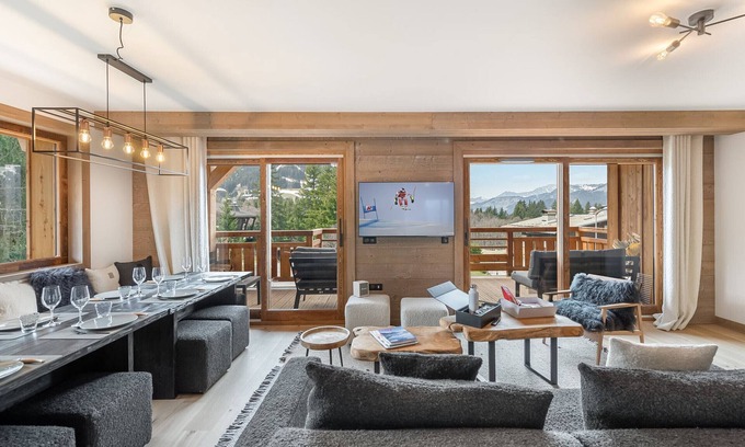 Le Planellet Apartment | Luxury Apartments at KSAR Residence, Mont d'Arbois, Megève - Close to Ski Lifts & Town Center