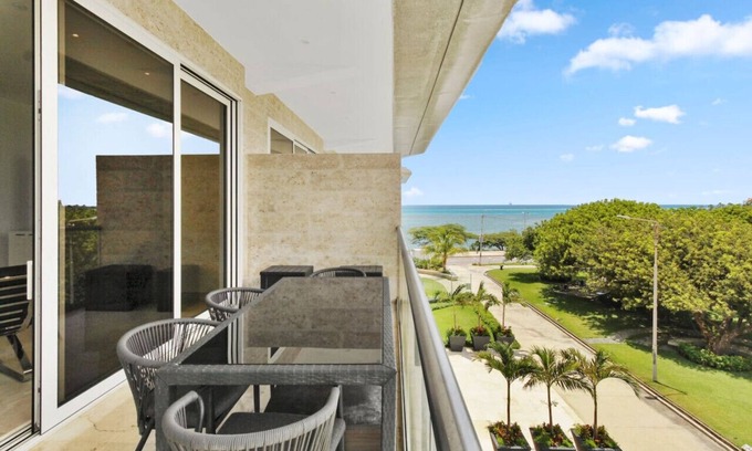 Oranjestad Apartment | Luxury Beach 2BR Condo w/Ocean View at Coral by Bocobay