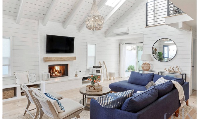 Oxnard Dunes House | Luxury Beach House, Hot Tub, Fire pit, Roof Deck