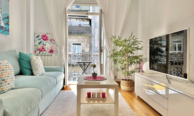 Vigo Apartment | Luxury Centro de Vigo Balcony