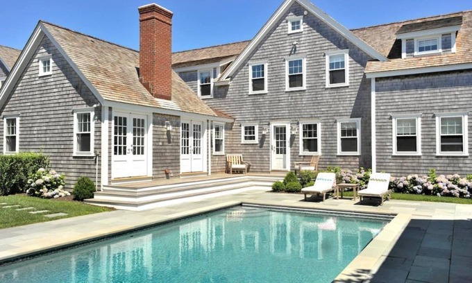 Nantucket Town House | Luxury Cliff Rd Home: Pool, Walk to Town & Beach