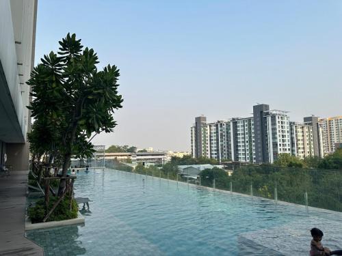 Bang Chak Apartment | Luxury condo - BTS Punnawithi - Pool, Gym, Sauna