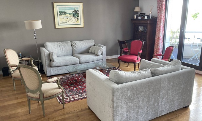 Parchamp–Albert Kahn Apartment | Luxury duplex apartment with parking, just outside Paris, in Boulogne