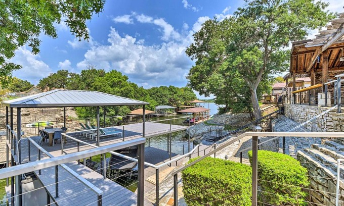 Granbury House | Luxury Granbury Home with Private Boat Dock!