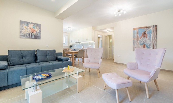 Corfu Town House | 'Luxury Home in River' with Private Terrace, Wi-Fi and Air Conditioning