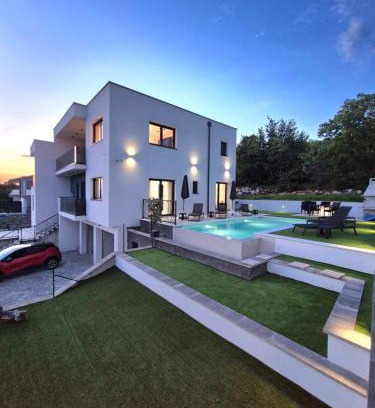 Kostrena Villa | Luxury Sea View Villa DIJANA with Infinity Pool & Jacuzzi Near Rijeka