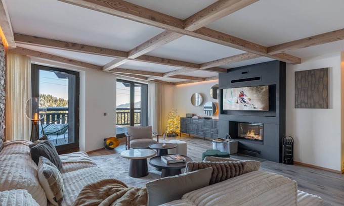 Courchevel Apartment | Luxury Ski-In/Ski-Out Apartment with Spa Access in Courchevel 1850