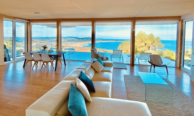 Valdovino Villa | Luxury Villa, breathtaking sea views. Passivhaus- valdoviño - Coruña