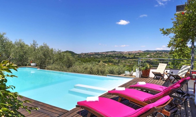 Lake Garda Villa | Luxury Villa Lanuvio Pool & Hammam by Flatinrome