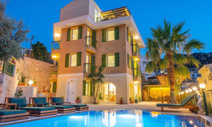 Lara Villa | Luxury Villa with Pool Near the Beach in Kalkan, Antalya- Sleeps up to 14 Guests