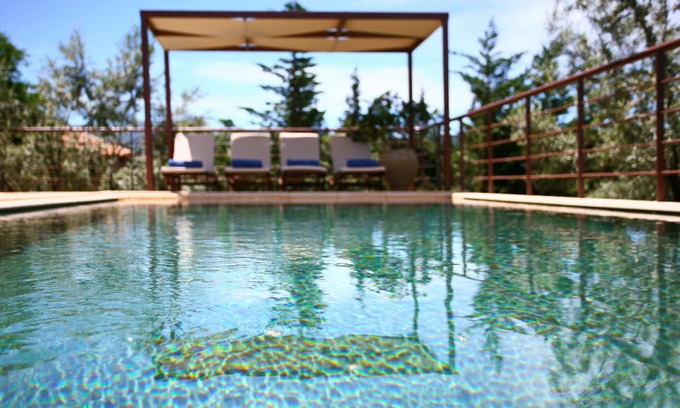 Kavallos Villa | Luxury villa with sea view and unique swimming pool villa Dafni