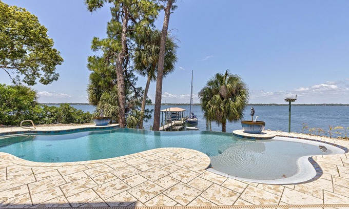 Tropic Villa | Luxury Waterfront Retreat, near Cocoa Beach, Kennedy Space Center, Disney World