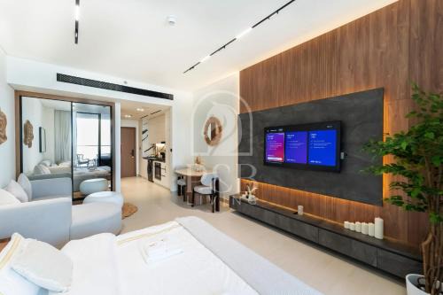 Madinat Zayed Apartment | Luxury Waterfront Studio in Business Bay with Private Pool Trillionaire Residences by PNB Living