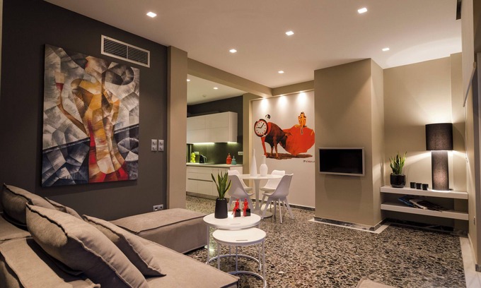 Athens Apartment | Ma Maison N°1 Penthouse/Acropolis view/Huge Sundeck/315 Mbps/3' to metro station