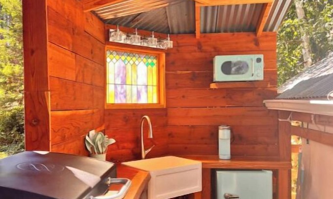 Felton Cabin | Magical Redwood Retreat in the Santa Cruz Mountains: Luxury Tree Fort Staynn