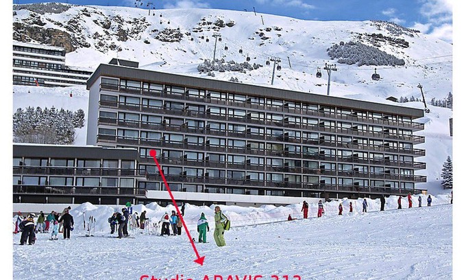 Les Menuires Apartment | Magnificent studio on the Croisette - Pied des Pistes (3 gold flakes) - FREE WIFI