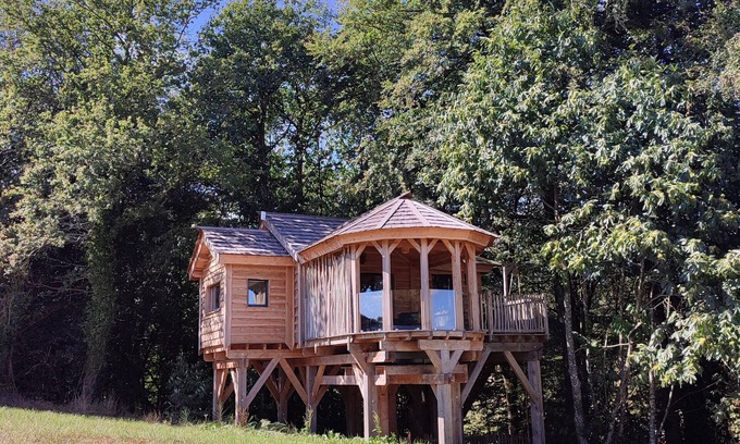Gomene Cabin | Magnifique Cabane Perchée Avec Jacuzzi Privatif