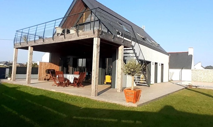 Plobannalec-Lesconil House | Maison à la Mer, Plage à 50mètres!idéal Pour Familles