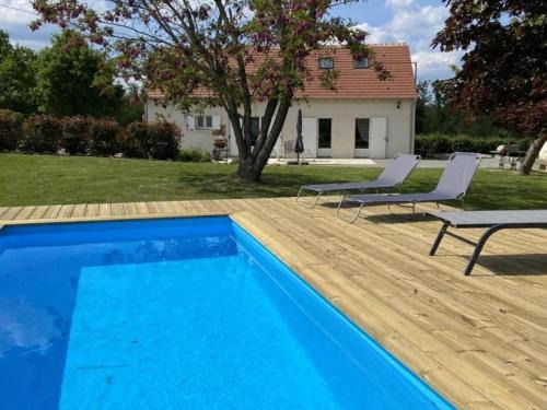 Louroux-Hodement House | Maison de caractère avec piscine et jardin à Haut-Bocage - FR-1-489-516