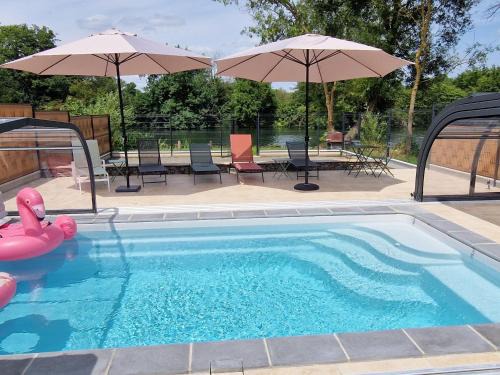 La Fleche House | Maison de charme en bord du Loir, 6-8 pers, proche Zoo de La Flèche, piscine à venir, parking inclus - FR-1-410-429