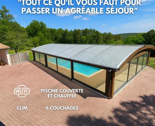 Auriac-du-Perigord House | Maison de location vacance avec piscine couverte et chauffée