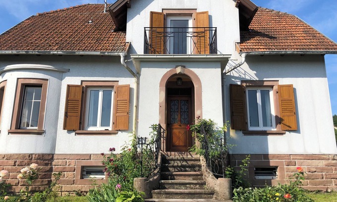 Marmoutier House | Maison de Maître au Calme Avec Grand Jardin, Idéal Pour les Familles