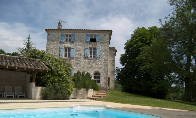 Roquecor House | MAISON DU QUERCY 8 people - PRIVATE POOL - TENNIS