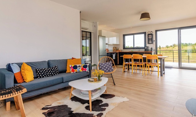 Souel House | Maison en Bois Verte Vigne - Calme - Ecologique