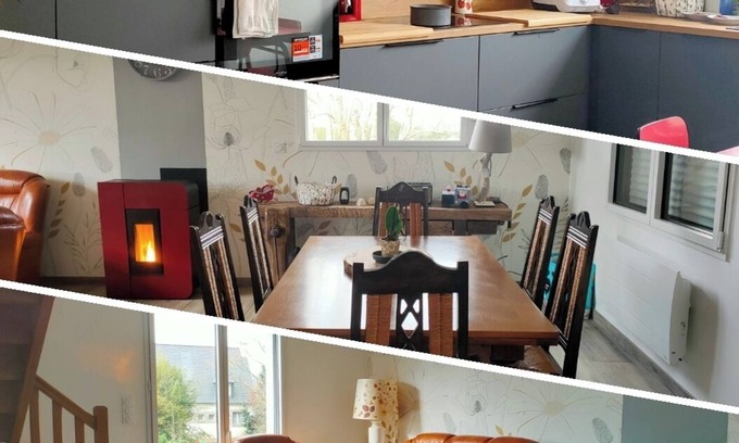 Dineault House | Maison Familiale Campagne et Mer, Grands Volumes, Idéal Pour les Familles