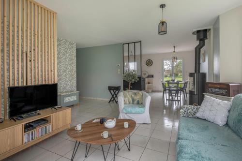 Saint-Molf House | Maison moderne pour 5 - 950m des marais