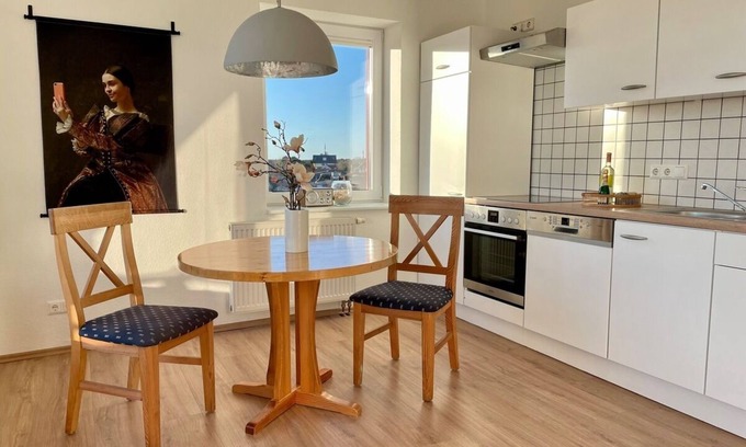 Wittduen Apartment | Maisonettewohnung mit Einem Gigantischen Blick Auf's Meer und den Amrumer Leuchtturm, das Erwartet Sie in der Ferienwohnung "brandung" in Wittdün auf Amrum!