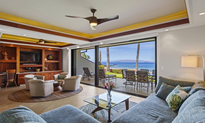 Wailea Condo | Makena Surf B106 Beachfront Resort - 2 Bedroom Oceanfront Condo