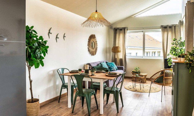 Lacanau-Ocean Apartment | Mamita 4. "wooded stopover apartment" T2 47m² + terrace 24m²