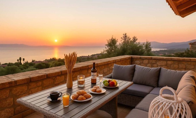Lefktron Villa | Mani Panoramic Views - Private Sunny Retreat