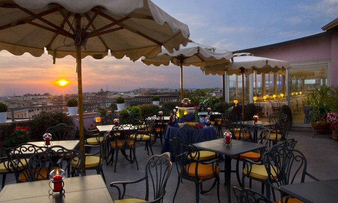 Sallustiano Hotel | Marcella Royal Hotel - Rooftop Garden