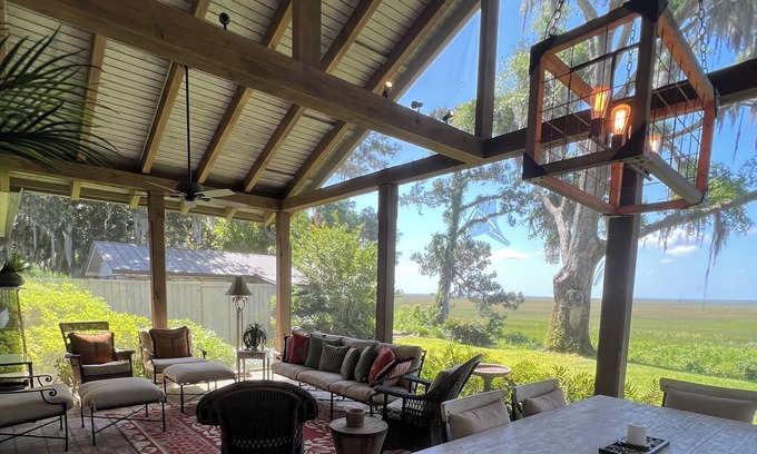Darien House | Marsh Serenity, Oh the Views! Near Sapelo, Saint Simons, Jekyll Islands