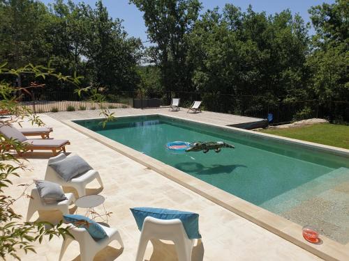 Roussillon House | Mas de la Chêneraie Blanche, Maison de vacances avec piscine en Luberon