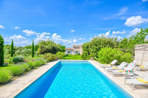 Eygalieres House | Mas des Chênes Verts 5 ch avec piscine et clim