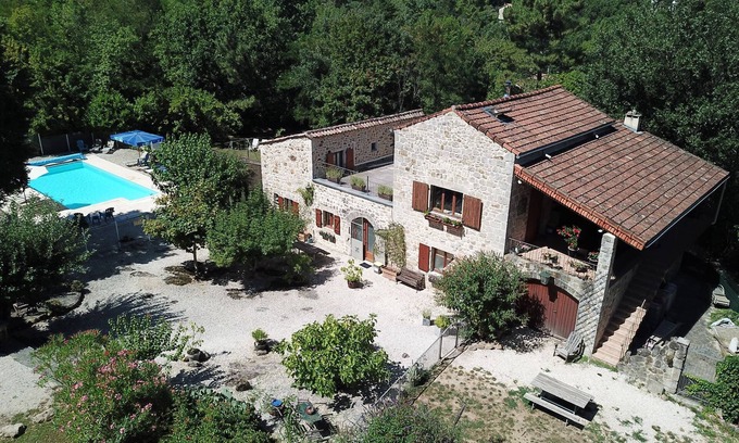 Largentiere Other | Mas en Pierre Avec 4 Logements Indépendants et Piscine