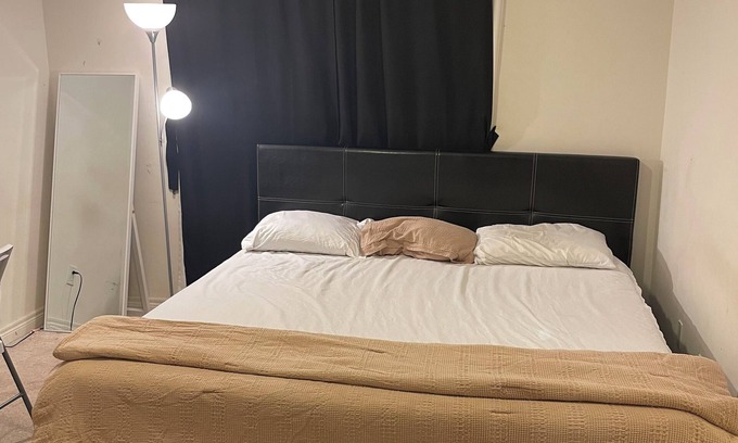 Brampton House | Master Bedroom with Private Washroom. Free Parking!