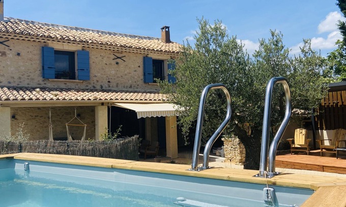 Gargas House | Mazet des Balestiés, 6 pers. with a pool, 120 m², coeur Luberon, ideal family