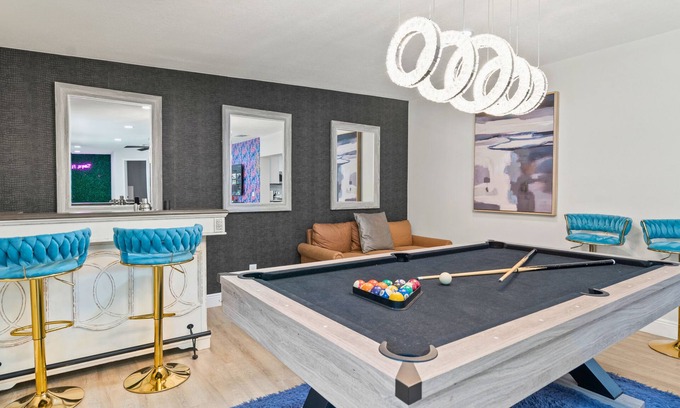 Sun Bay South House | Mini RES0RT! Pool, Fire Pit, Golf, Billiards, Games, Close to everything!