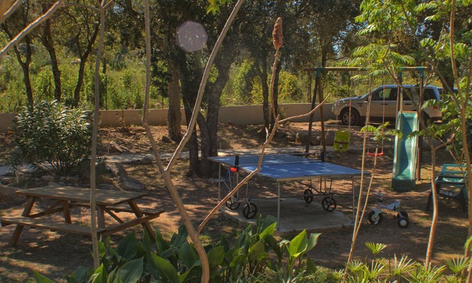 San-Gavino-di-Carbini Villa | Mini semi-detached villa in residence with heated pool, air conditioning and wifi