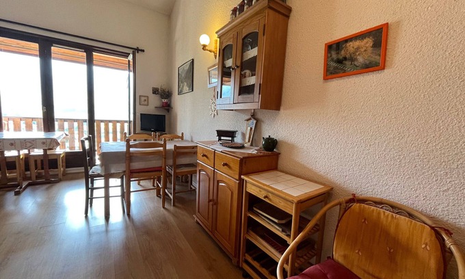 Barcelonnette Apartment | Mini T2 Duplex with balcony in Barcelonnette, 1 km from center, ideal for 4, No pets