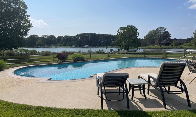 St. Michaels House | Minutes from Downtown St. Michaels | Pool | Kayaks | 350 Ft of Shoreline | Luxur