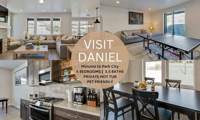 Deer Mountain House | Minutes to Park City|Private Hot Tub|Pets Allowed